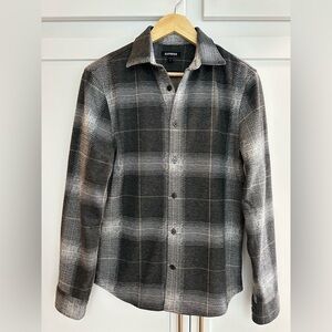 Express Flannel Button Down, size XS